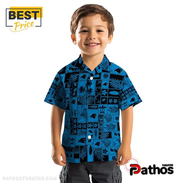 Carolina Panthers Tropical Patchwork Hawaiian Shirt