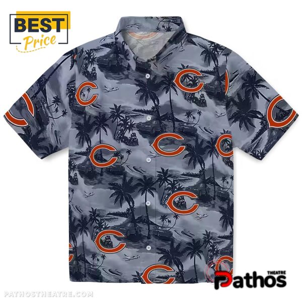 Chicago Bears Coastal Palms Hawaiian Shirt