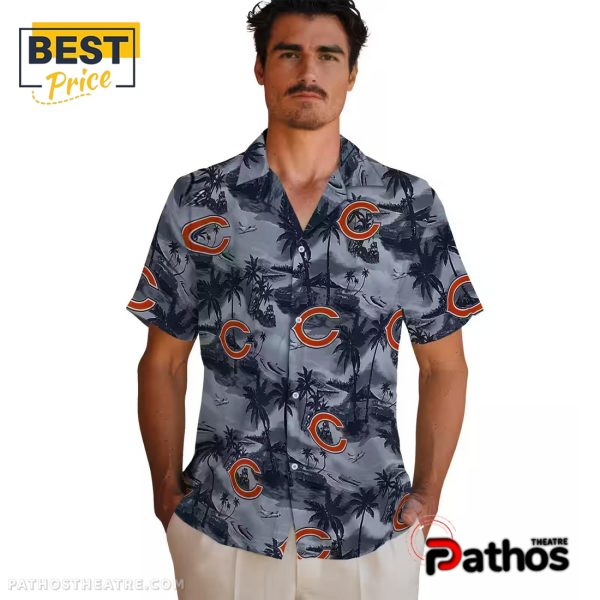 Chicago Bears Coastal Palms Hawaiian Shirt