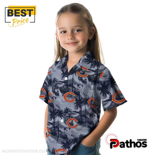 Chicago Bears Coastal Palms Hawaiian Shirt