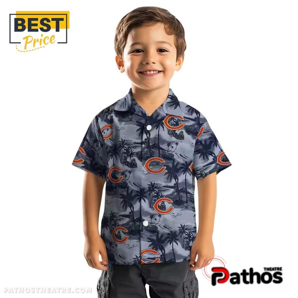 Chicago Bears Coastal Palms Hawaiian Shirt
