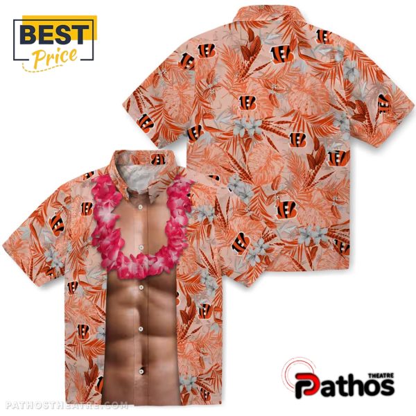 Cincinnati Bengals Chest Illusion Hawaiian Shirt