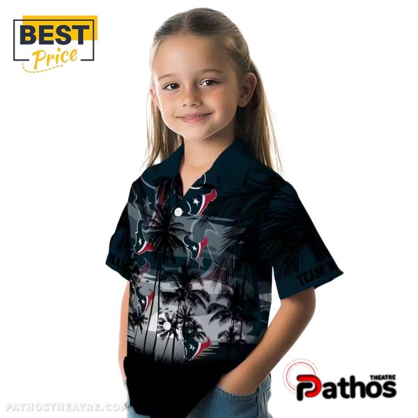 Custom Houston Texans Sunset Scene Hawaiian Shirt