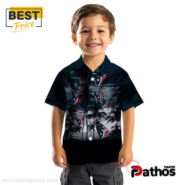Custom Houston Texans Sunset Scene Hawaiian Shirt