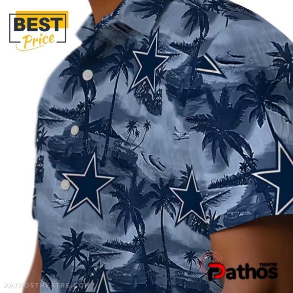 Dallas Cowboys Coastal Palms Hawaiian Shirt