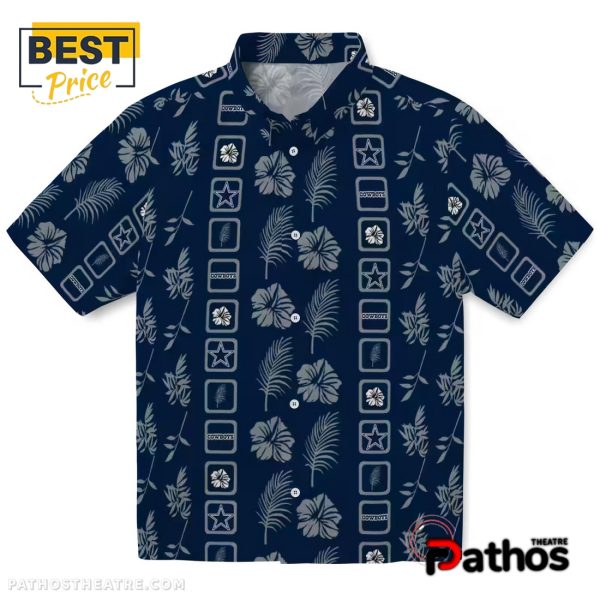 Dallas Cowboys Framed Floral Hawaiian Shirt