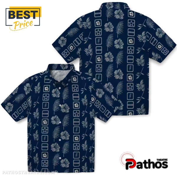 Dallas Cowboys Framed Floral Hawaiian Shirt