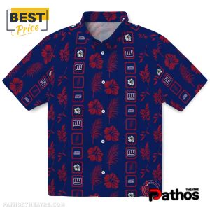 new york giants framed floral hawaiian shirt 1 22556