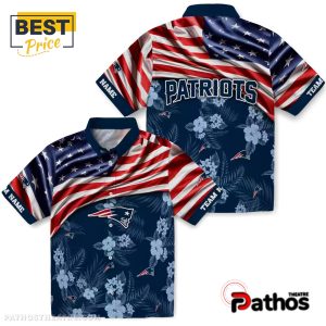 new england patriots us flag hibiscus hawaiian shirt 3 nZs6p