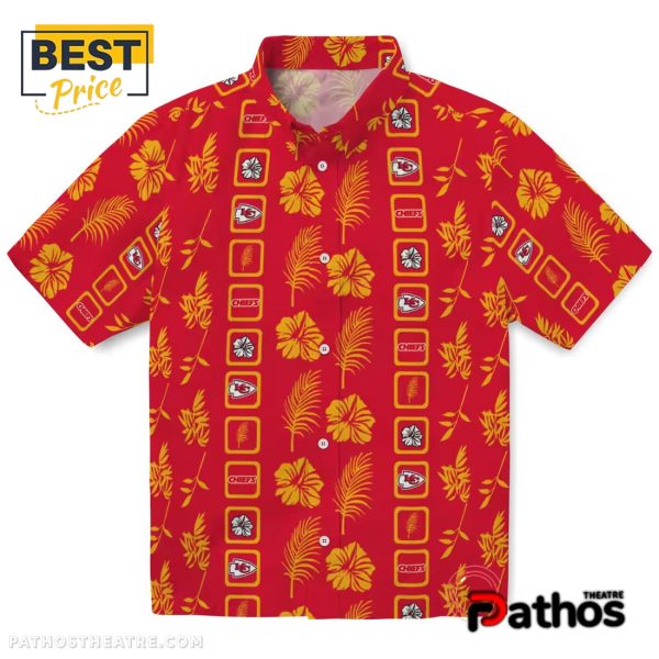 Kansas City Chiefs Framed Floral Hawaiian Shirt