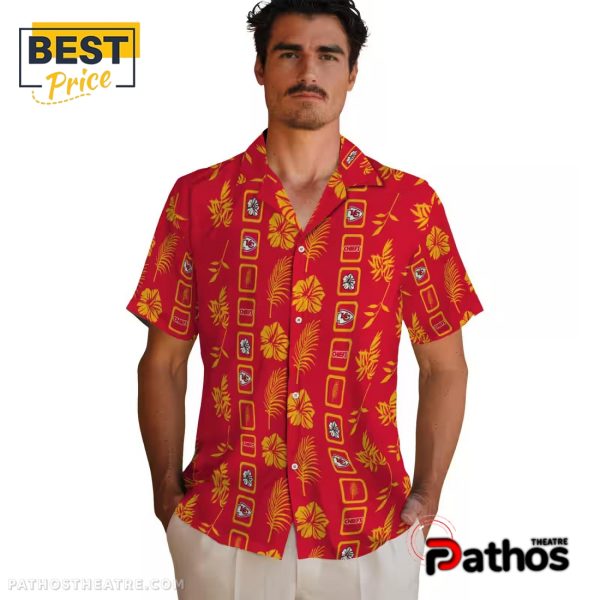 Kansas City Chiefs Framed Floral Hawaiian Shirt