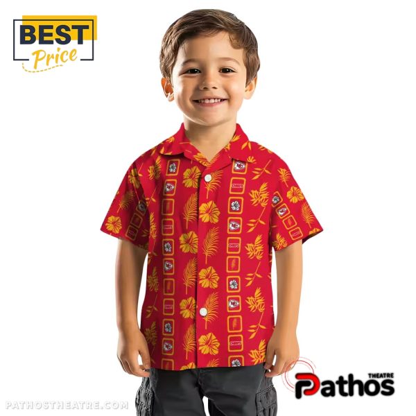 Kansas City Chiefs Framed Floral Hawaiian Shirt