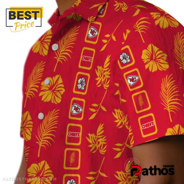 Kansas City Chiefs Framed Floral Hawaiian Shirt