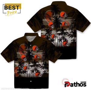 cleveland browns sunset scene hawaiian shirt 3 CePty