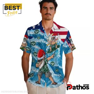 new york jets surfing santa hawaiian shirt 2 ABXFE