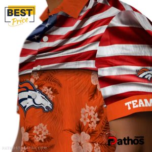 custom denver broncos us flag hibiscus hawaiian shirt 8 Sw4DP