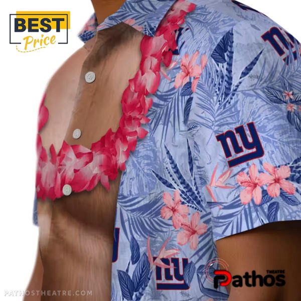 New York Giants Chest Illusion Hawaiian Shirt