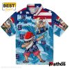 New York Giants Surfing Santa Hawaiian Shirt
