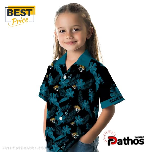 Personalized Jacksonville Jaguars Botanical Hawaiian Shirt