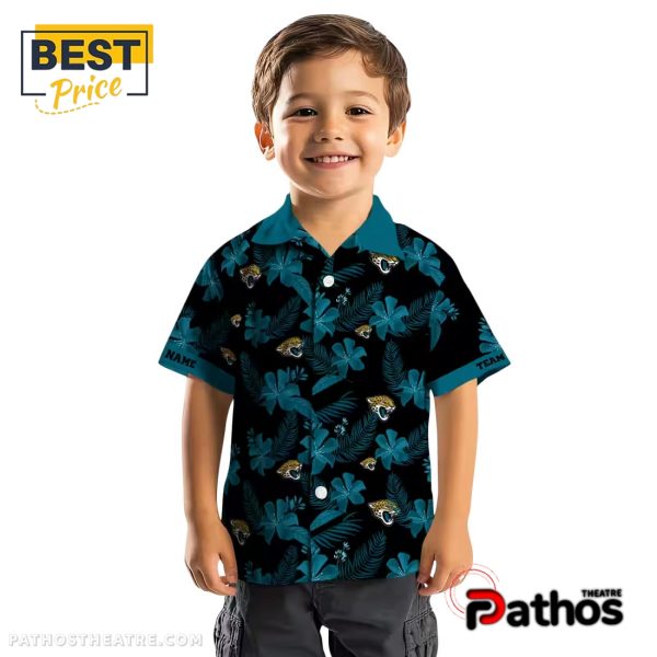 Personalized Jacksonville Jaguars Botanical Hawaiian Shirt