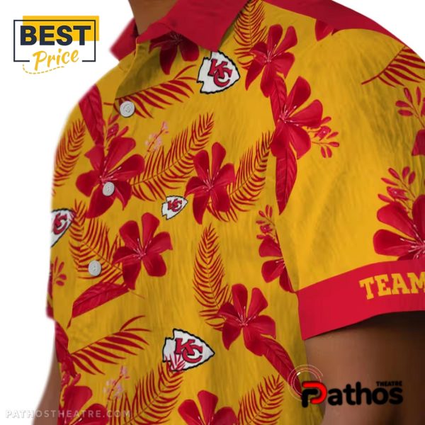 Personalized Kansas City Chiefs Botanical Hawaiian Shirt