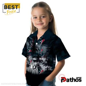 custom houston texans sunset scene hawaiian shirt 6 9766Z