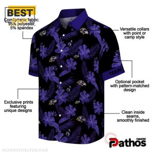 personalized baltimore ravens botanical hawaiian shirt 5 slTj2