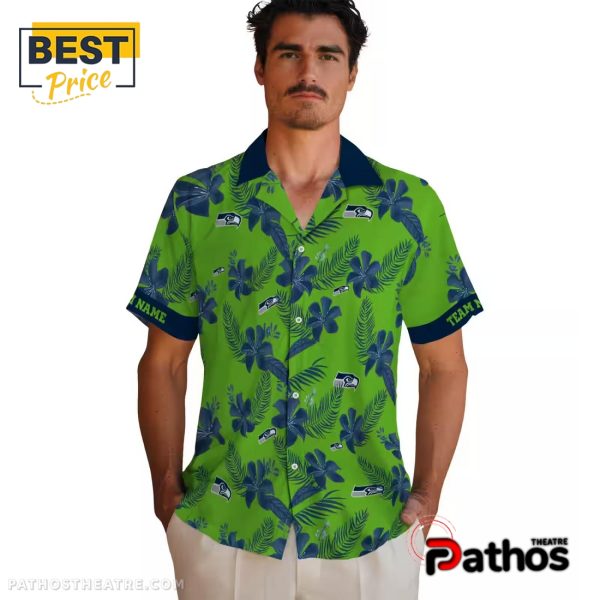 Seattle Seahawks Custom Botanical Hawaiian Shirt