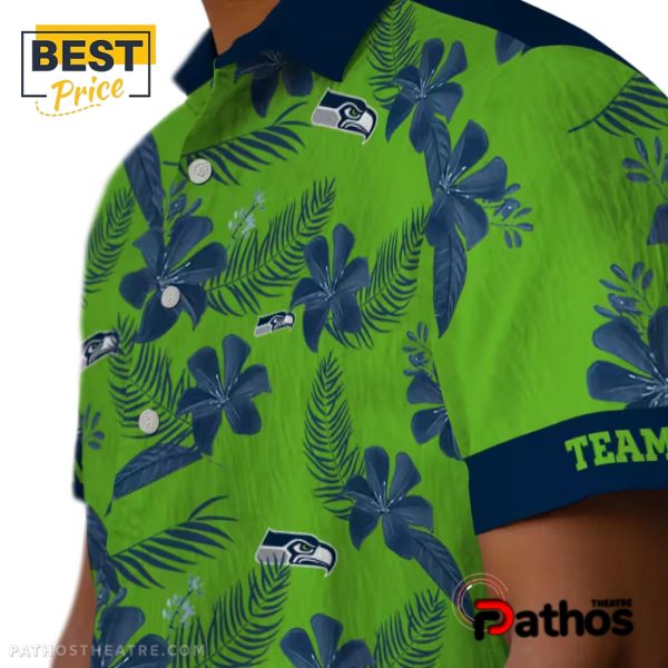 Seattle Seahawks Custom Botanical Hawaiian Shirt