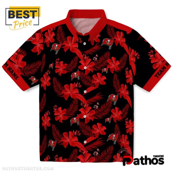 Tampa Bay Buccaneers Botanical Hawaiian Shirt