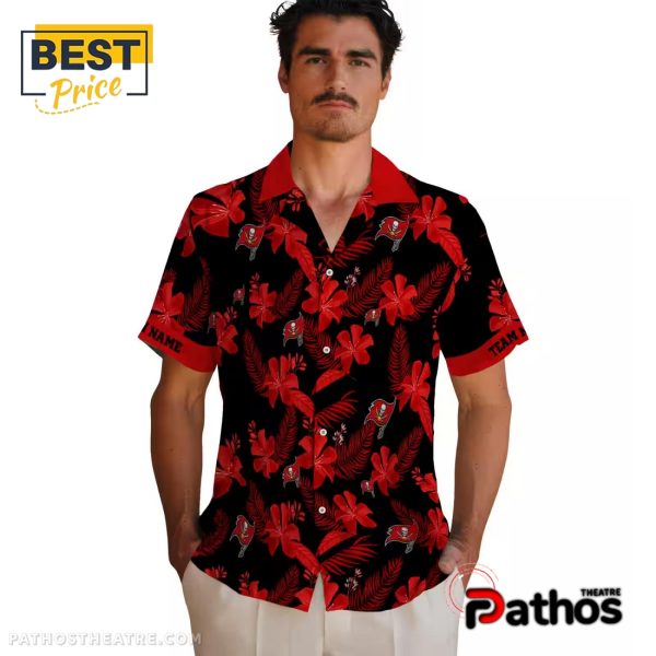 Tampa Bay Buccaneers Botanical Hawaiian Shirt