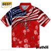 Tampa Bay Buccaneers US Flag Hibiscus Hawaiian Shirt