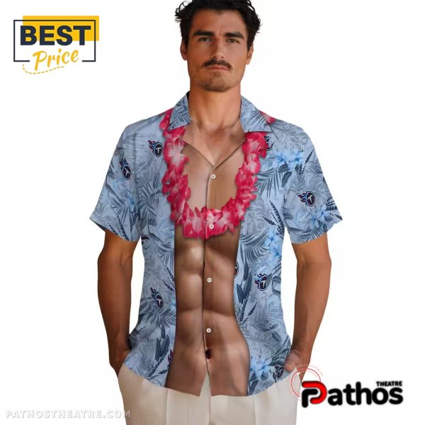 Tennessee Titans Chest Illusion Hawaiian Shirt