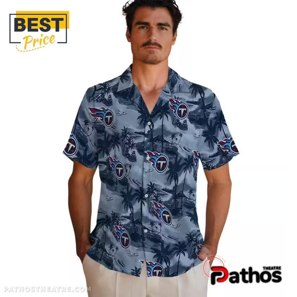 Tennessee Titans Coastal Palms Hawaiian Shirt