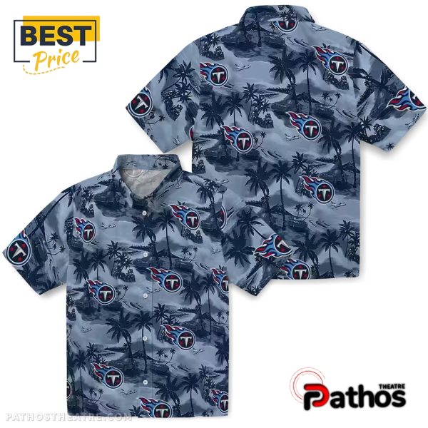 Tennessee Titans Coastal Palms Hawaiian Shirt