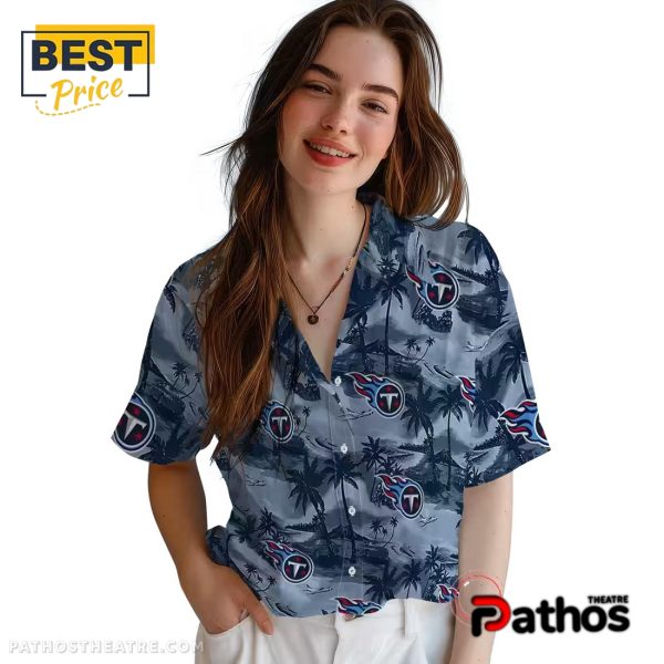 Tennessee Titans Coastal Palms Hawaiian Shirt