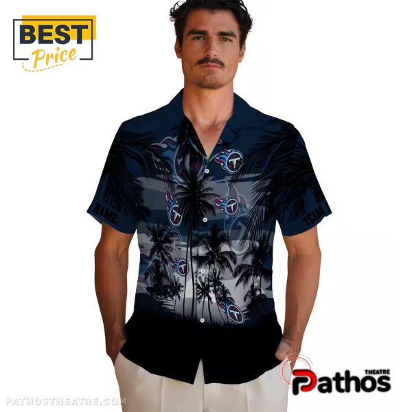 Tennessee Titans Sunset Scene Hawaiian Shirt