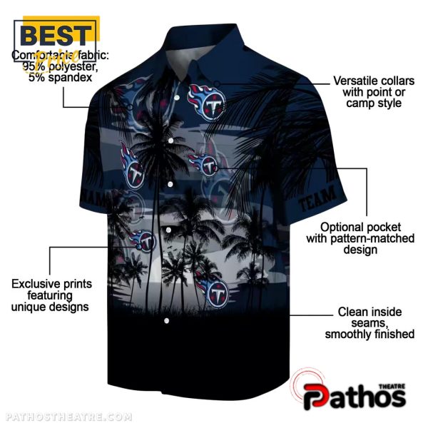 Tennessee Titans Sunset Scene Hawaiian Shirt
