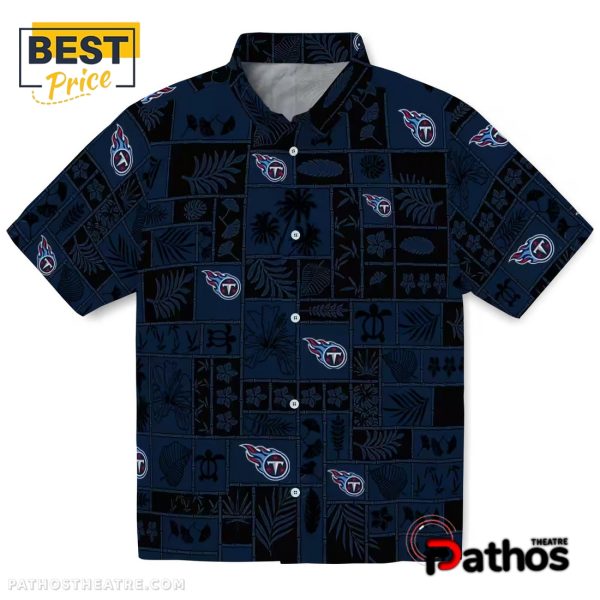 Tennessee Titans Tropical Patchwork Hawaiian Shirt