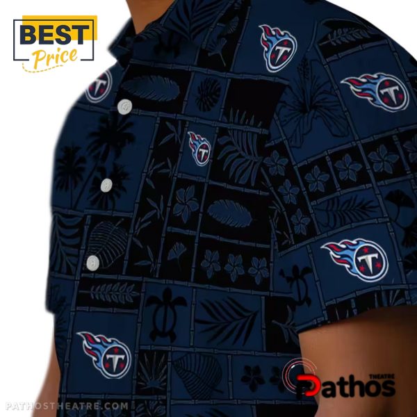 Tennessee Titans Tropical Patchwork Hawaiian Shirt