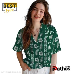 new york jets framed floral hawaiian shirt 4 QTy1X