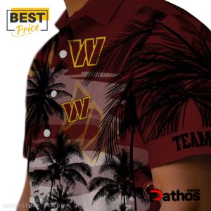 washington commanders sunset scene burgundy hawaiian shirt 8 j1fKN