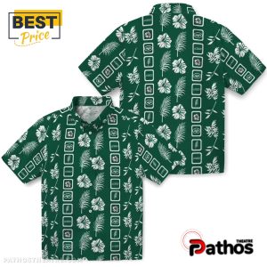 new york jets framed floral hawaiian shirt 3 Yw55k
