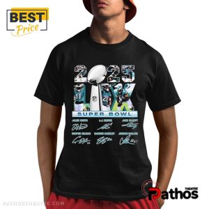 2025 Super Bowl Champions Eagles Signature T-Shirt