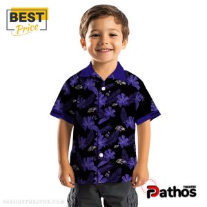 personalized baltimore ravens botanical hawaiian shirt 7 u8irI