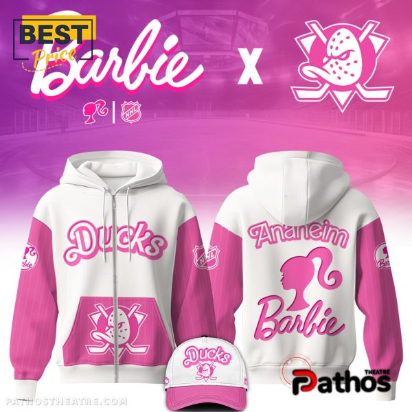 Anaheim Ducks x Barbie Night Game Hoodie And Pants