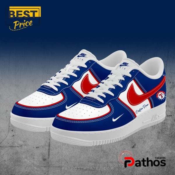 Custom Texas Rangers 2025 Nike Air Force 1 Shoes