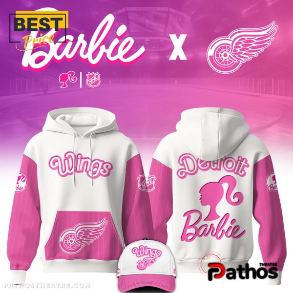 Detroit Red Wings x Barbie Night Game Hoodie And Pants