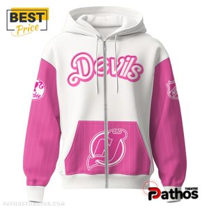 new jersey devils x barbie night game hoodie and pants 5 PCWSY