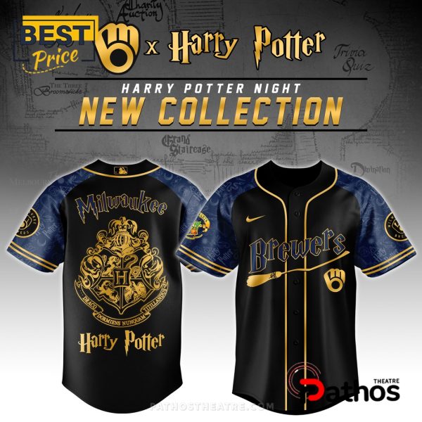 Milwaukee Brewers MLB Harry Potter Night Game Baseball Jersey